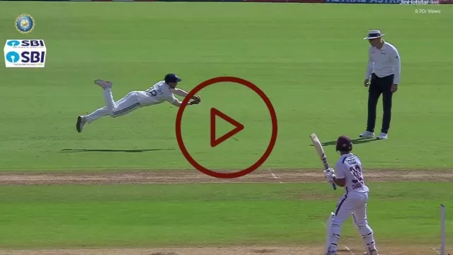 Watch Video: Nitish Reddy takes a catch