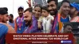 Watch video: players celebrate