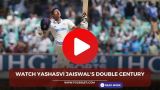 Watch Yashasvi Jaiswals double