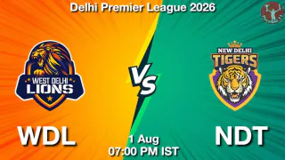 WDL vs NDT DPL 2026 Match