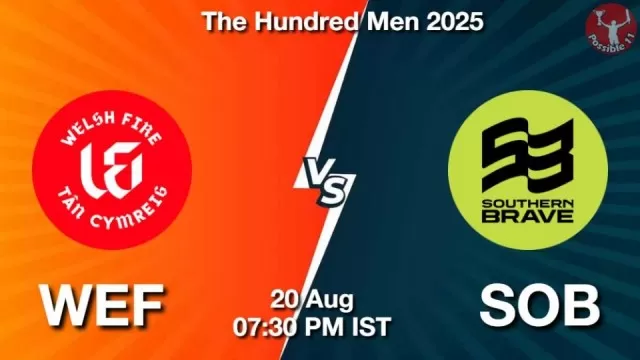 WEF vs SOB The Hundred 2025: Playing