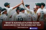 What is Australia playing