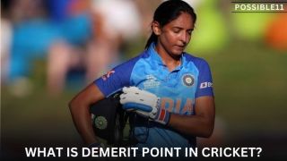 What is Demerit point in cricket?