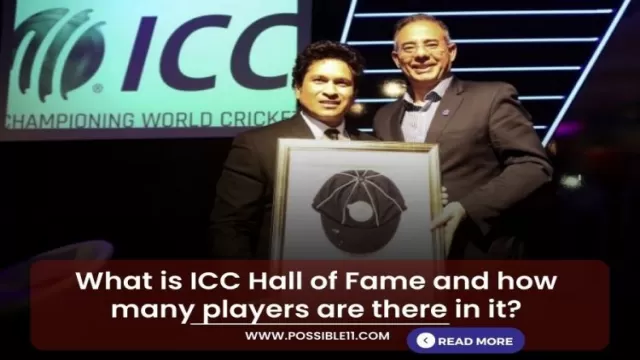 What is ICC Hall of Fame and