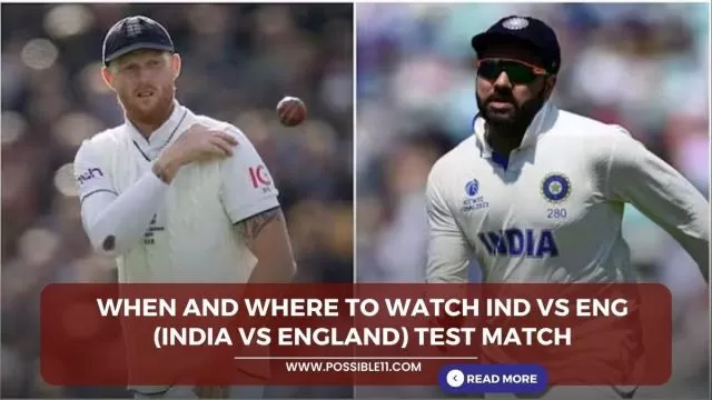 When and where to watch IND vs