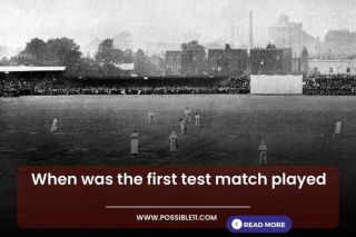 When was the first test match