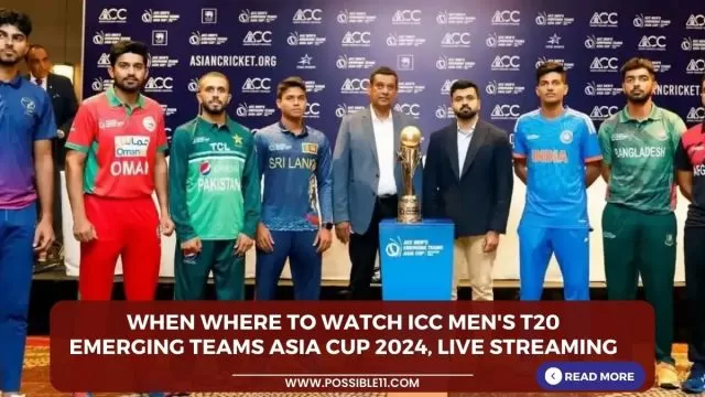 When Where to watch ICC Mens T20
