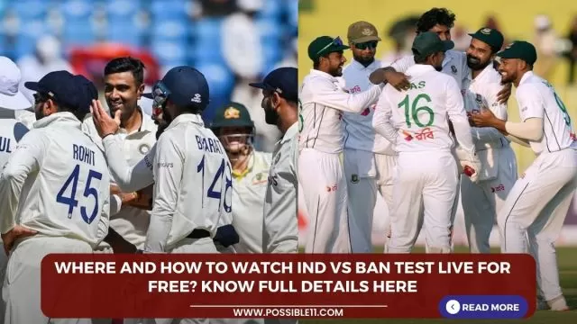 Where and how to watch IND vs