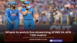 Where to watch live