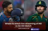 Where to watch live