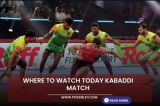 Where to watch today