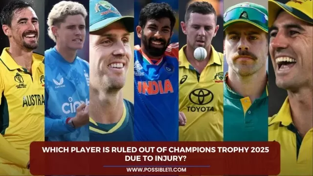 Which player is ruled out of Champions