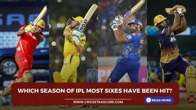 which season of IPL most sixes have