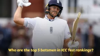 Who are the top 5 batsmen