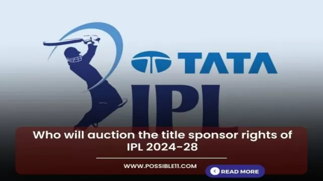 Who will auction the title sponsor rights