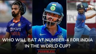 Who will bat at number-4 for