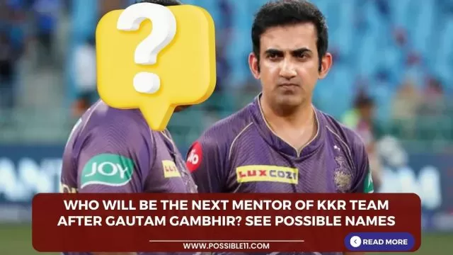 Who will be the next mentor of