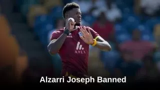 Why Alzarri Joseph Banned in 3rd