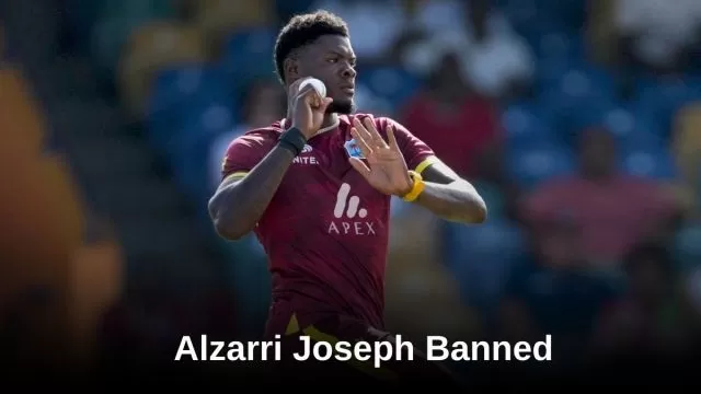 Why Alzarri Joseph Banned in 3rd ODI