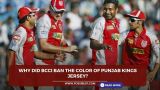 Why did BCCI ban