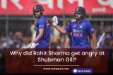 Why did Rohit Sharma