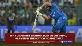 Why did Rohit Sharma