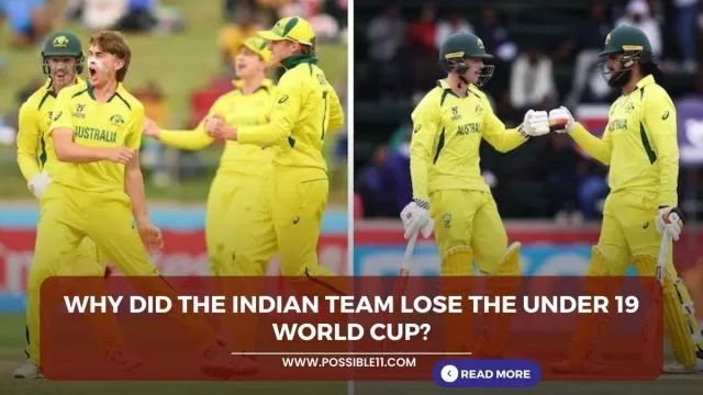Why did the Indian team lose the