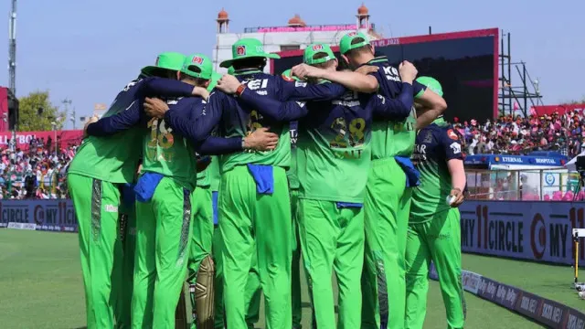 Why did the RCB team wear the