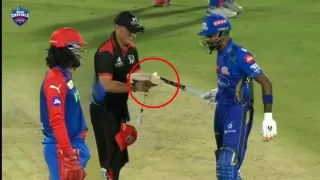 Why did the umpire check the