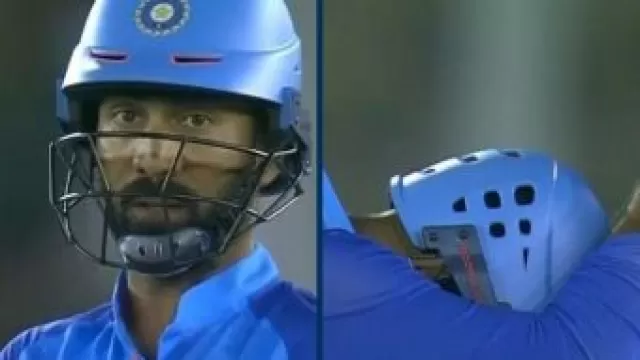 Why Dinesh Karthik helmet is different from