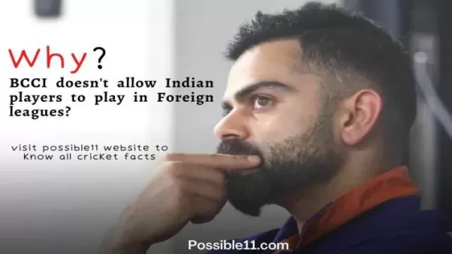Why Indian cricketers are not allowed to