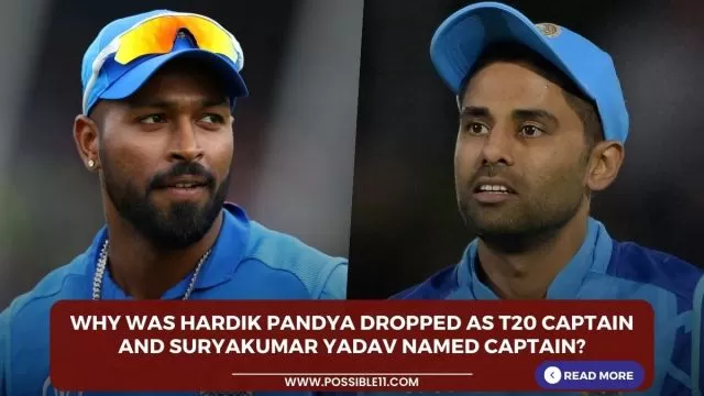 Why was Hardik Pandya dropped as T20
