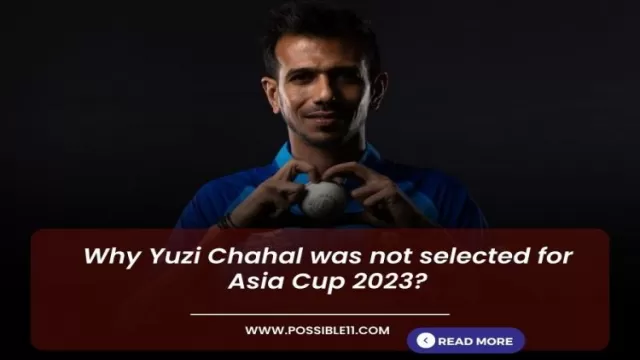 Why Yuzi Chahal was not selected for