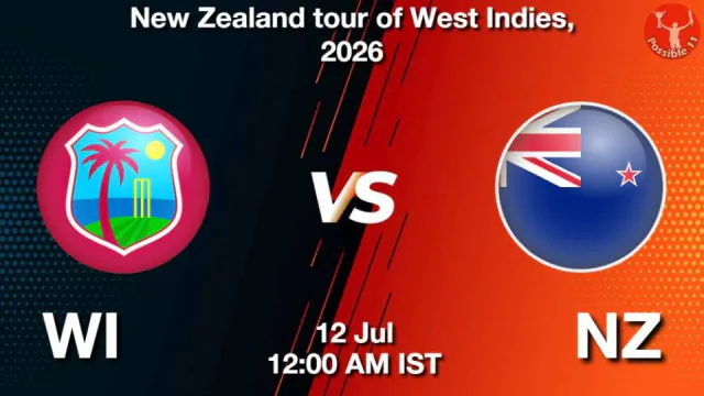 WI vs NZ 1st ODI 2026 Match
