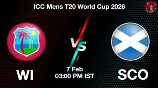 WI vs SCO World Cup 2026,