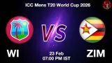 WI vs ZIM T20