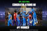 WPL Final 2023: Mumbai