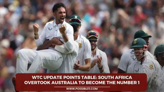 WTC Update Points Table: South Africa overtook