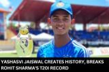Yashasvi Jaiswal Creates History,