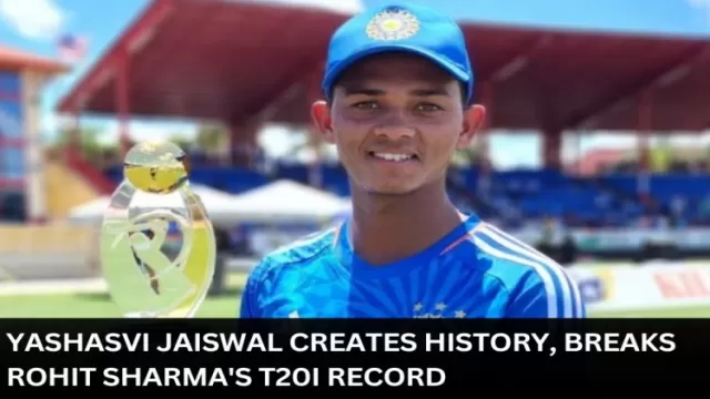 Yashasvi Jaiswal Creates History, Breaks Rohit Sharmas