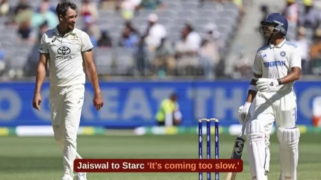 Yashasvi Jaiswal to Starc Youre Too Slow
