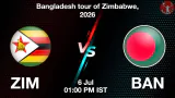 ZIM vs BAN 1st