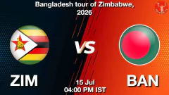 ZIM vs BAN 1st T20I Picture