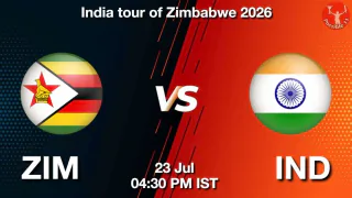 ZIM vs IND 1st T20I 2026
