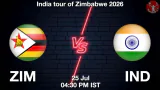 ZIM vs IND 2nd