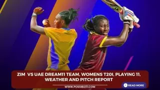ZIM vs UAE Dream11 Team, Womens