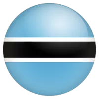 Botswana W Team Flag