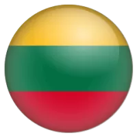 Lithuania U 18 Team Flag