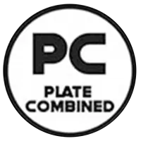 Plate Combained Team Flag