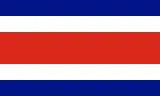 Costa Rica Team Flag